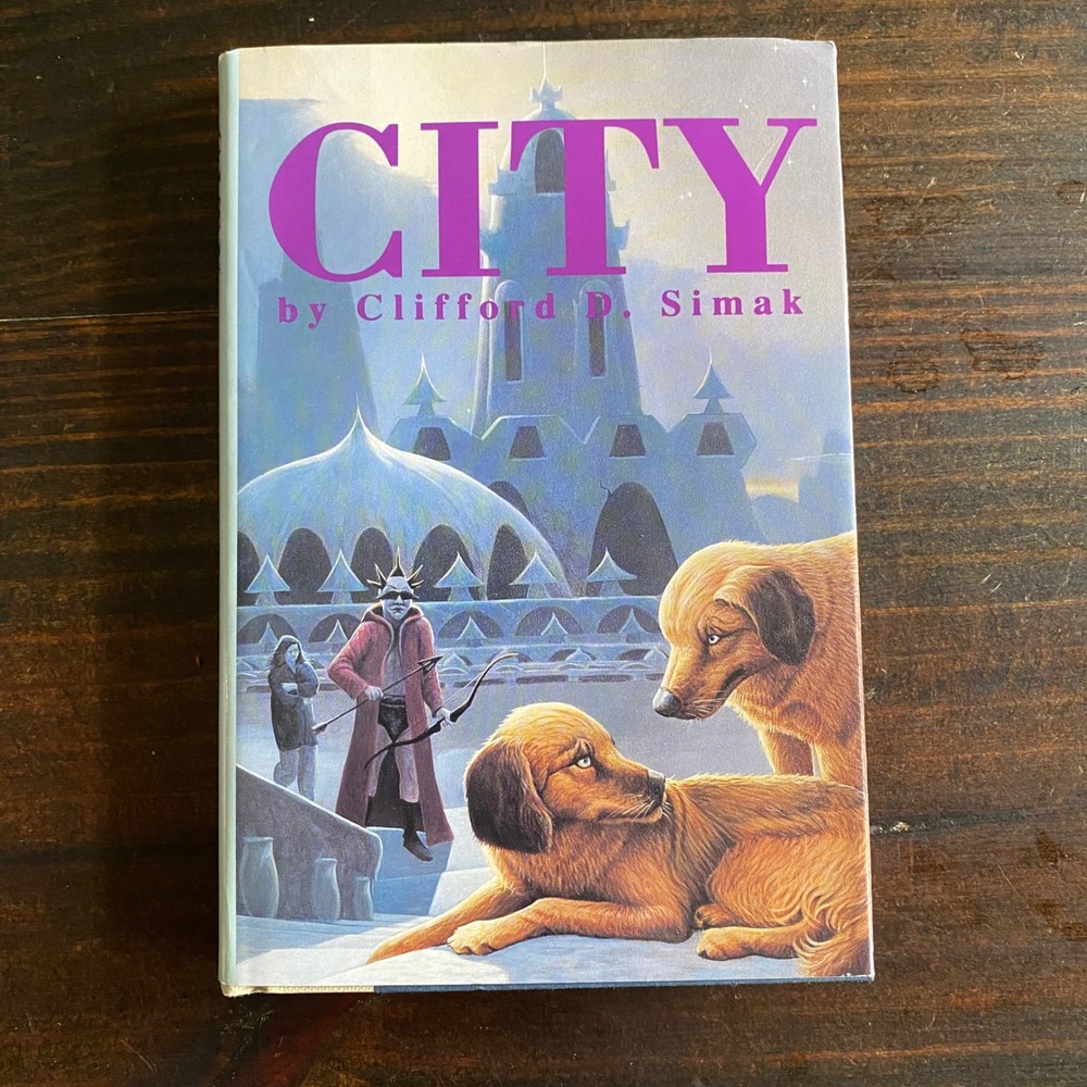 City by Clifford D. Simak Hardcover Science Fiction Macmillan 1979 Edition